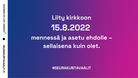 Liity kirkkoon 15.8. mennessä, että ehdit sekä ehdolle että äänestämään marraskuun vaaleissa.